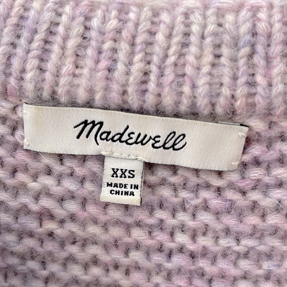 MADEWELL Fringe-Sleeve Pullover Sweater Size XXS - Picture 10 of 10
